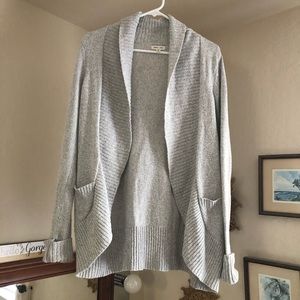 UO silence and noise light gray cardigan